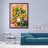 Sunflower Vase -11CT Stamped Cross Stitch Kit(36*46cm)