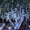 Meteor shower lamp outdoor led solar street lamp atmosphere lamp colorful outdoor rainproof lantern Christmas