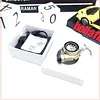 Car Turbo Cigarette Lighter USB Rechargeable Windproof Flameless Arc Lighter Keychain