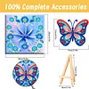 Pre-Framed DIY 3D Flapping Butterfly Diamond Painting Art Craft Kit Living Room Decor(20x20cm)