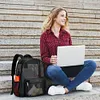 Mesh Backpack See Through Backpack College Student Backpack for Outdoor Sports