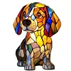 Dog Lamp Dog Series Art Night Light Stained Resin Dog Desk Lamp Home Decor