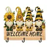 Wooden Special Shape Bee Gnome 3 Hooks No Punch Diamond Painting Hook Rail