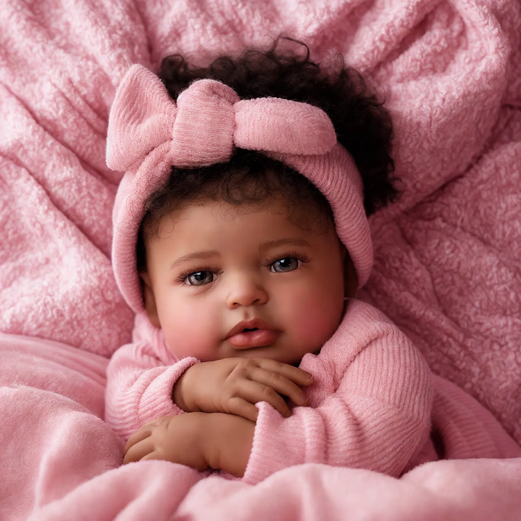 Babeside Quiet Reborn Baby Laney 20'' African American Older Girl Healing Inner Calm