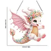 >SALE<Single-Side Dragon Diamond Art Hanging Pendant for Office Decor (Pink Wings)