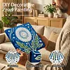 (25x25cm)DIY Dandelion Framed Handmade Pearl Painting Art Craft Kit Living Home Decor