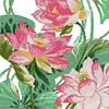 Lotus-14CT Stamped Cross Stitch 42*42cm/16.54*16.54in