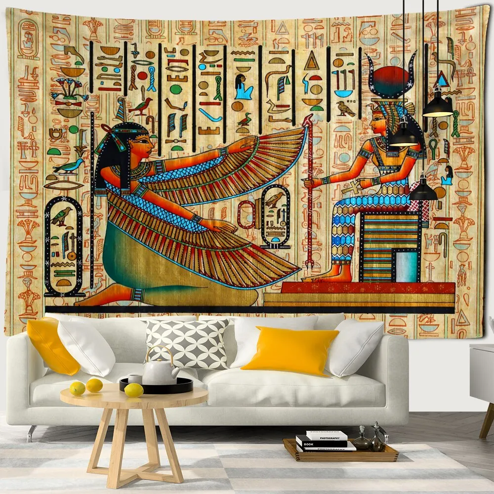 Ancient Egyptian Tribal Savage Tapestry Wall Hanging Home Dorm Decor Bedspread Throw Art Home Decor
