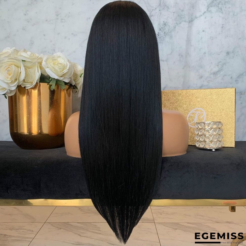 Fashion Long Straight Hair Bangs Temperament Long Hair Female Chemical Fiber Headgear | EGEMISS
