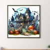 Diamond Painting-DIY Full Round Drill Halloween Horror Nights(40*40 CM)