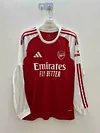2025/2026 Long Sleeve Arsenal Home Football Shirt 1:1 Thai Quality