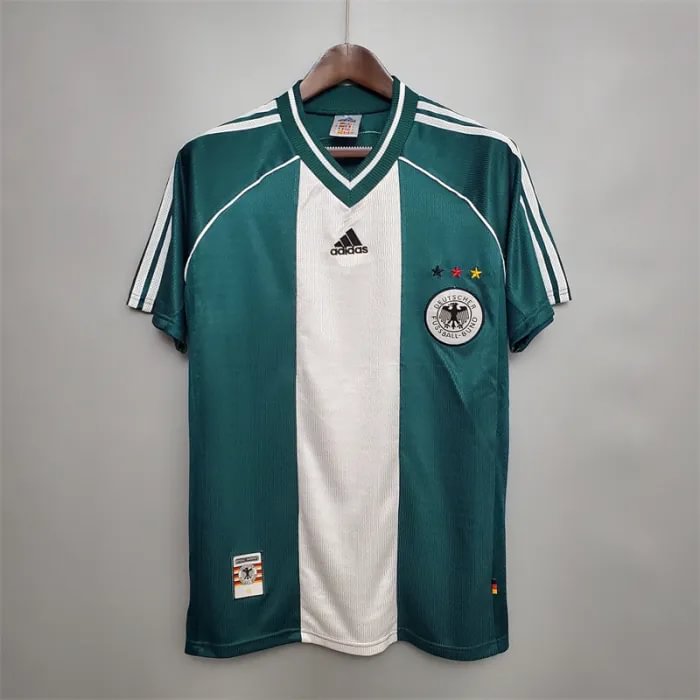 Germany Jersey Away Kit 1998 Retro Football Team Soccer Shirt