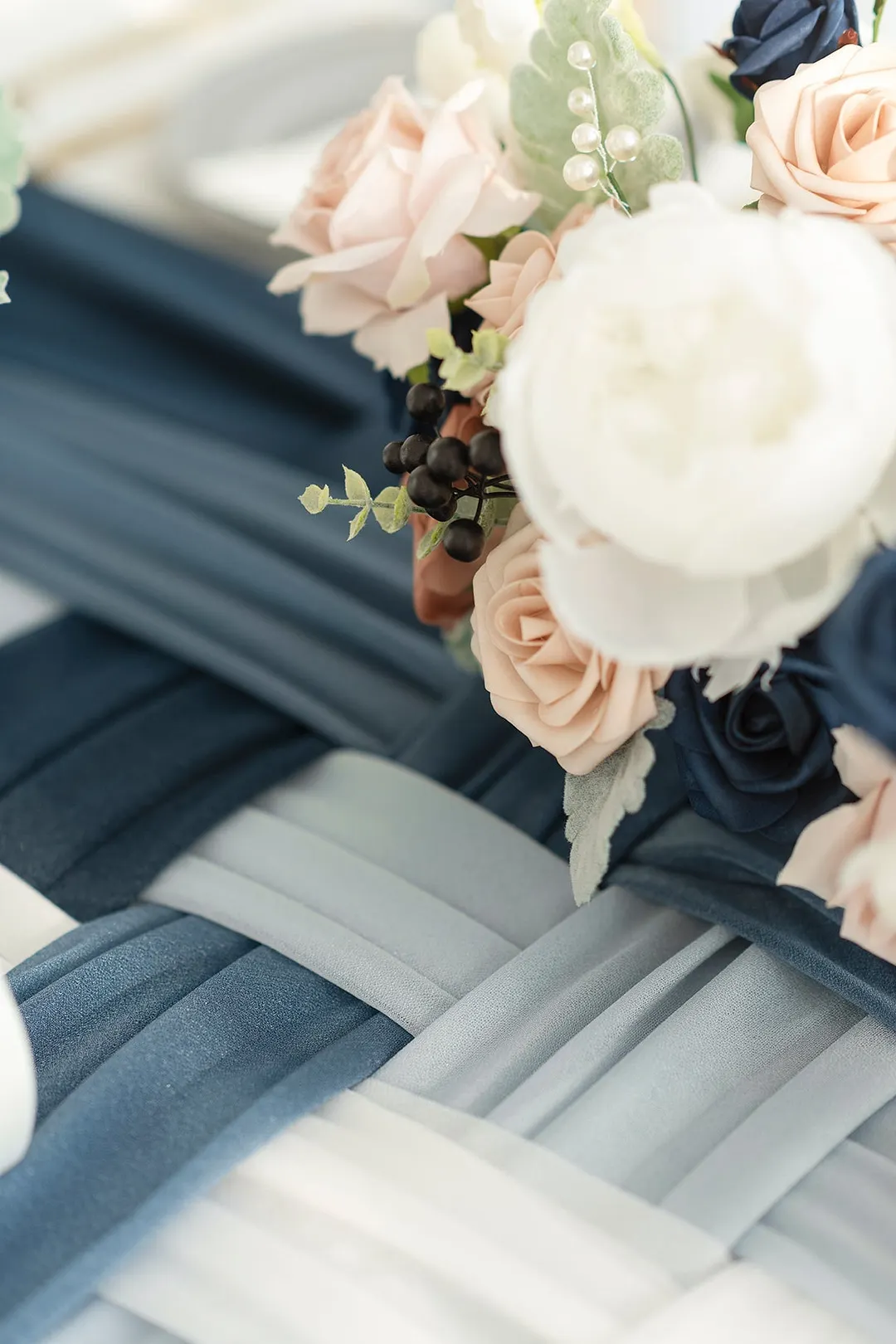Weave Wedding Table Runner for Reception (Set of 8) - 7 Colors