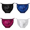 100% Mulberry Silk Panties Men's Silk Plus Size U-Convex Sexy Underwear
