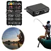 140pcs/box Fishing Accessories Kit Fishing Connector Swivels Center Pass Swivels