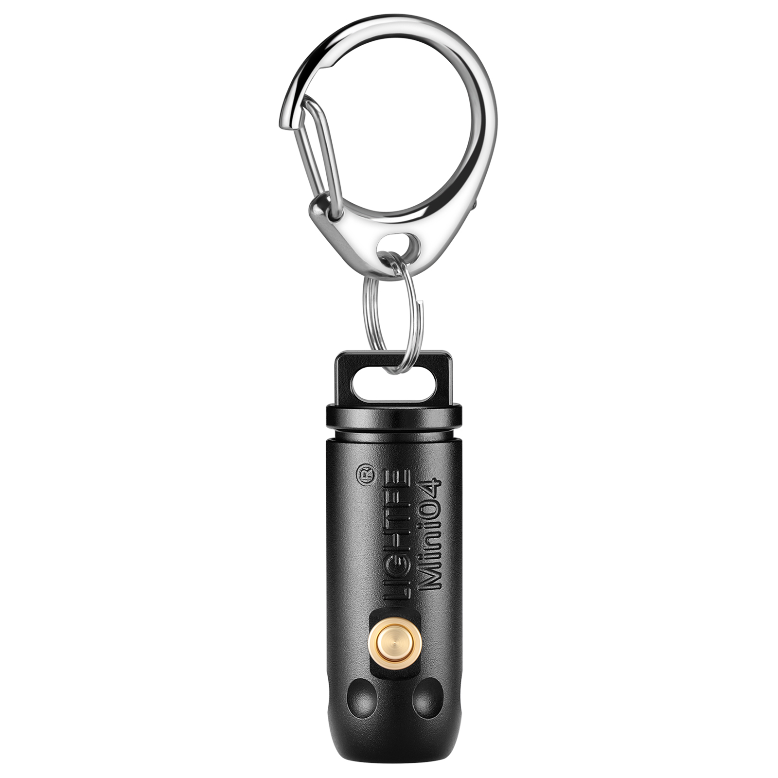 LIGHTFE Mini04 Keychain Flashlight, Ultra-Compact Mini LED Torch with 4 Modes, Waterproof IPX7, Brass Button, Pocket-Sized Emergency Light for EDC, Camping, Hiking GING UV FLASHLIGHT GING