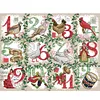[Brand]12Th Day Of Christmas - 14CT Stamped Cross Stitch - 44*35cm - Xmas