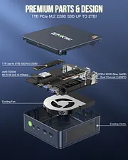 GMKtec GMKtec NucBox M5 Mini PC AMD Ryzen™ 7 5700U 209.99