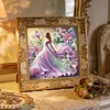 Lily Dancing Girl-Partial Special Shaped Diamond painting 30*30CM