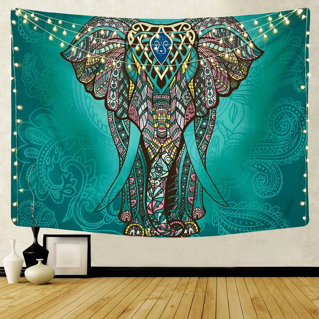 Polyester Mandala Print Tapestry Wall Hanging Carpet Throw Yoga Beach Mat Blanket Large 150*200cm Sleeping pad wall art Tapestry