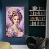 (Big Size)Girl - 14CT Stamped Cross Stitch - 40*65cm - Character