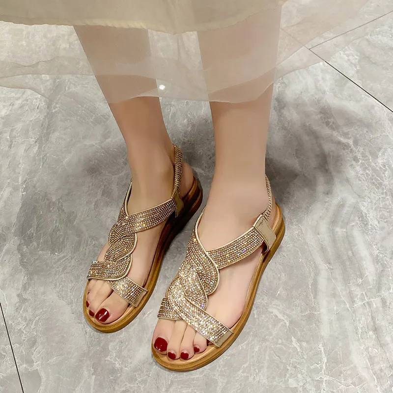 Uveng Uveng Women Trend New Summer Net Red Ins Students Fashion Appearance Outside With Skirt Fairy Roman Shoe Women