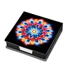Mandalas Leather Diamond Painting Notecard Box 5D DIY Diamond Art Note Box