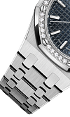 Silver 904L Steel Blue Gray Dial - Automatic - 34mm
