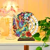 (US Local)Special Shape Flowers Butterfly Diamond Painting Spinning Calendar for Beginners