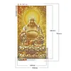 La Lumi&egrave;re De Bouddha Brille Partout Compl&egrave;te Rond Diamant Peinture 40X70CM