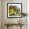 Diamond Painting-DIY Full Round Drill Relaxing Village