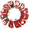Christmas gift bag candy bag Santa Claus socks decoration Christmas tree pendant