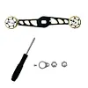 Bait Casting Fishing Reel Handle Rocker Aluminum Alloy Fishing Reel Arm (Gold)
