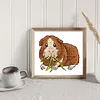 Guinea Pig - 14CT Stamped Cross Stitch 11*9cm/4.33*3.54in(Brand)
