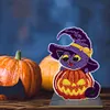 Crystal Diamond Ornament Wooden Point Drilling Halloween Ornament Kit