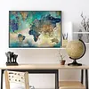 (US Local)Map Abstract-Paint By Numbers Kit(80x40cm)