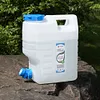 12L Camping Water Jug with Faucet Portable Water Tank for Vehicle Car Camping