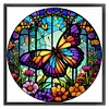 Butterfly - 14CT Counted Cross Stitch 40*40cm/15.75*15.75in(glass painting cross stitch)