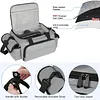 Portable Nebulizer Storage Bag Large Capacity Anti-Scratch Atomizer Organizer Waterproof Wear Resist Nebulizer Carrier Bag for CPAP Machine and Accessories