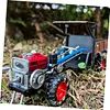 Old-fashioned Walking Tractor Model Alloy Simulation Collection Car Model
