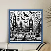 (Multi-Style) Halloween House-11CT Stamped Cross Stitch 50*50cm/19.69*19.69in