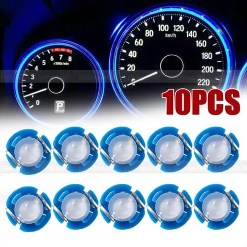 Dronehint T3 LED Neo Wedge 1 SMD Dash Instrument Cluster Light Car Panel Gauge Bulb Parts (For: Acura) Parts