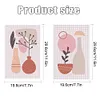 2Pcs Artistic Pattern Diamond Painting Placemat DIY Art Placemat for Table Decor