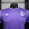 Joyfball 2025/2026 Player Version Real Madrid Icon Jersey Purple（The player version jersey is a bit tight, please pay attention to the size selection）