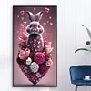 >SALE<5D DIY Full Round Drill Diamond Painting Rabbit Kit Home Decoration Art Craft