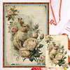 (Multi Style)Retro Poster Landscape-Full Embroidery 3 Strands 11CT Counted Cross Stitch-40*60CM-Large Size