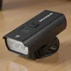 3 Lamp Bead Bike Front Light Night Riding Safety Headlight Digital Display Lamp