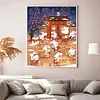 New Year Rabbit - 11CT Stamped Cross Stitch - 40*50cm