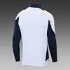 2024/2025 Real Madrid White Long Zipped Jacket Football Shirt 1:1 Thai Quality