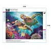 Sea Turtle - Partial Round Diamond Painting